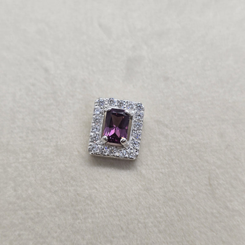 Purple Spinel Pendant in 925 sterling silver by Enrayge