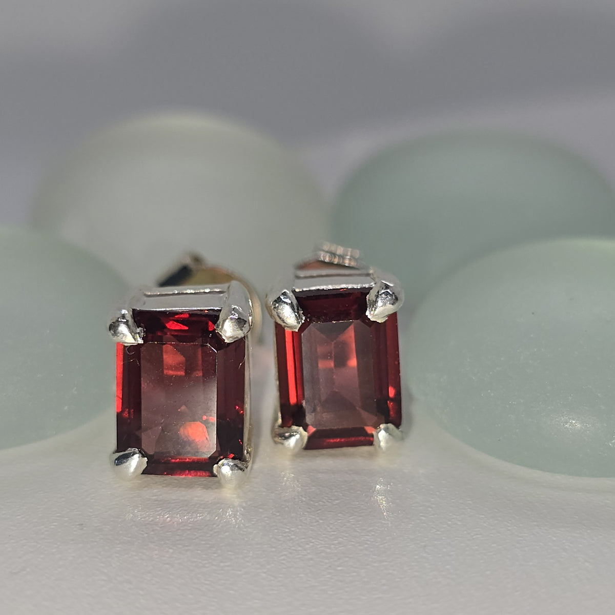 Garnet Earings