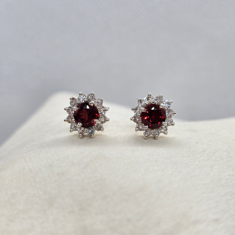 Garnet Earrings