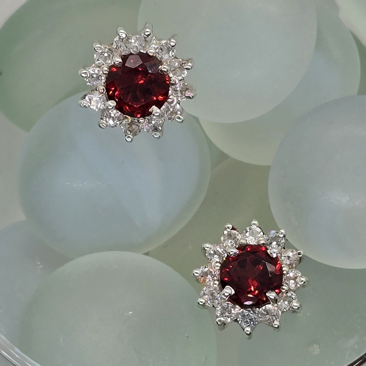 Garnet Earrings